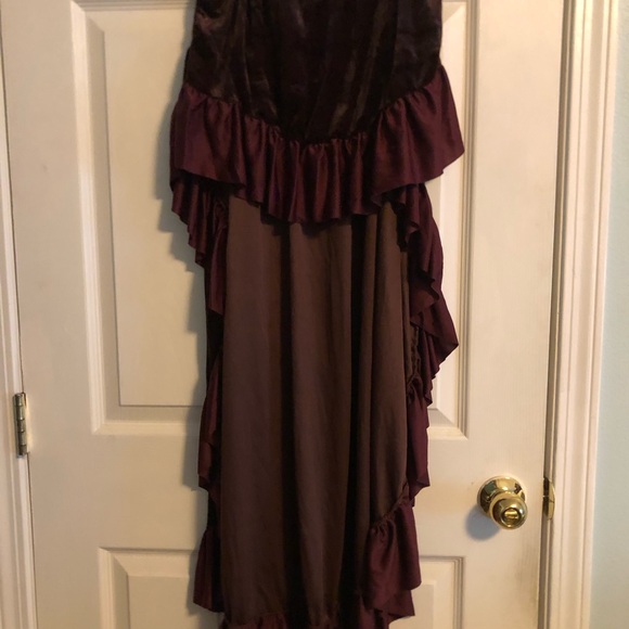 California Costumes Dark Brown Women's Jacket with Buckle Accents Halloween! - Picture 3 of 4